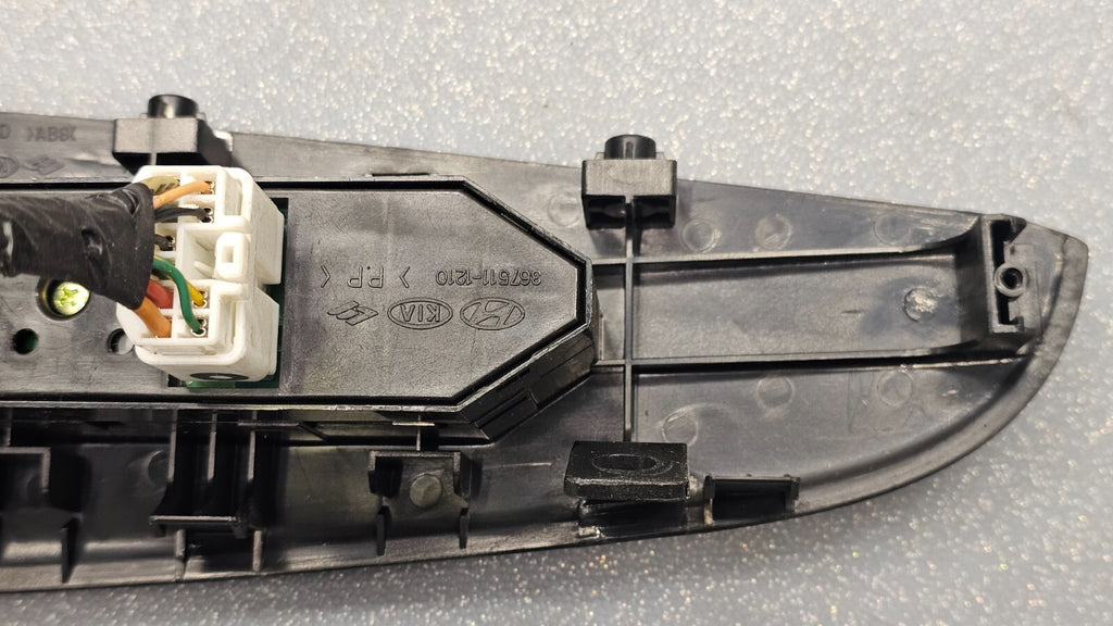 🔥07-10 Elantra Power Front Right Passenger Window Door Switch Assembly Black