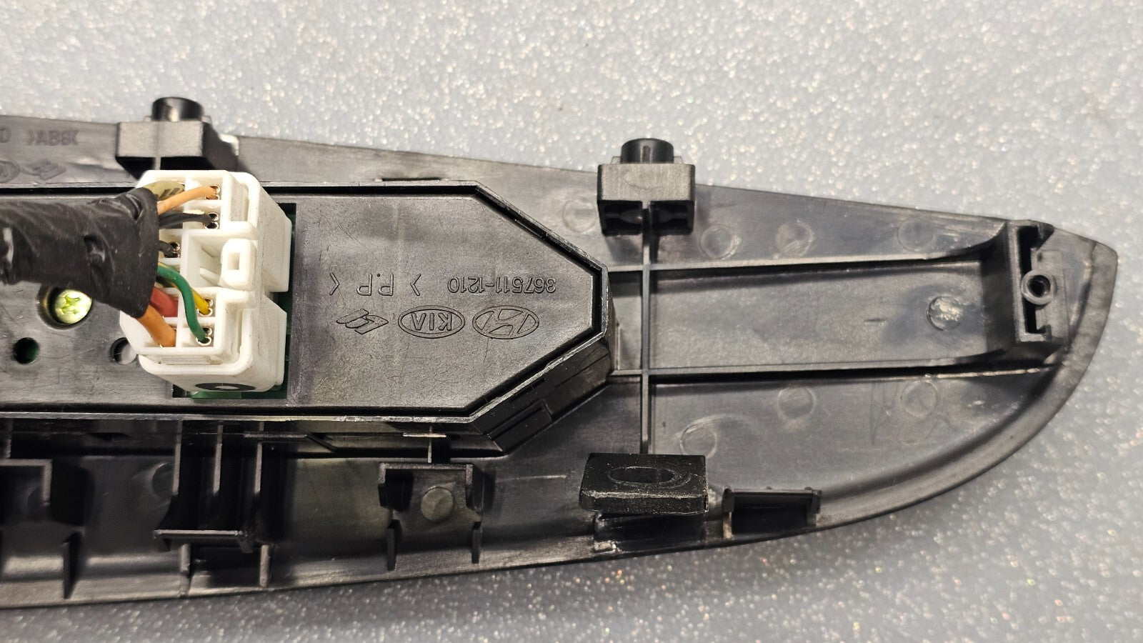 🔥07-10 Elantra Power Front Right Passenger Window Door Switch Assembly Black