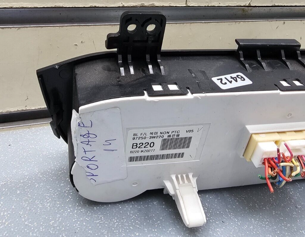 11-16 Kia Sportage Dash AC Heater Temperature Climate Control Air Conditioner