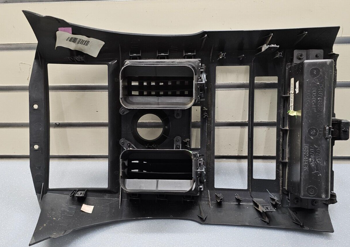 08-10 Grand Caravan Town Country Dash AM FM Radio Stereo Trim Bezel Panel Black