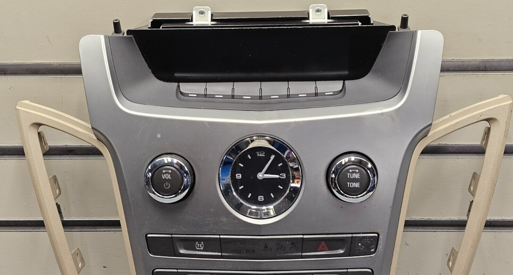 🔥08-13 Cadillac CTS Dash AM FM Radio Stereo Control Panel Trim Bezel Silver B44