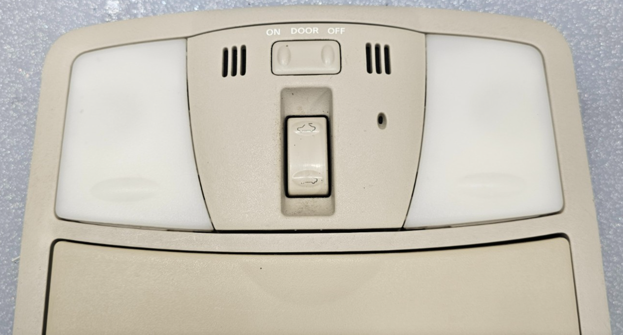 🔥09-14 Maxima Murano Rogue Overhead Console Storage Dome Map Light Lamp Tan