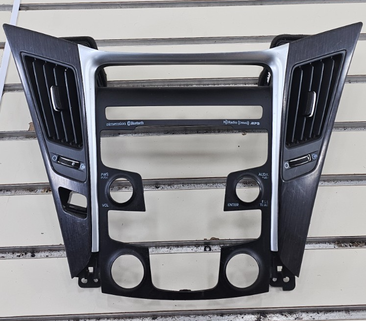 🔥11-14 Sonata Center Dash Radio Stereo Display Bezel Trim Panel Climate BLACK