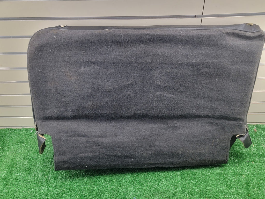 🔥07-13 GMC Sierra upper seat rest cushion rear left leather black V4