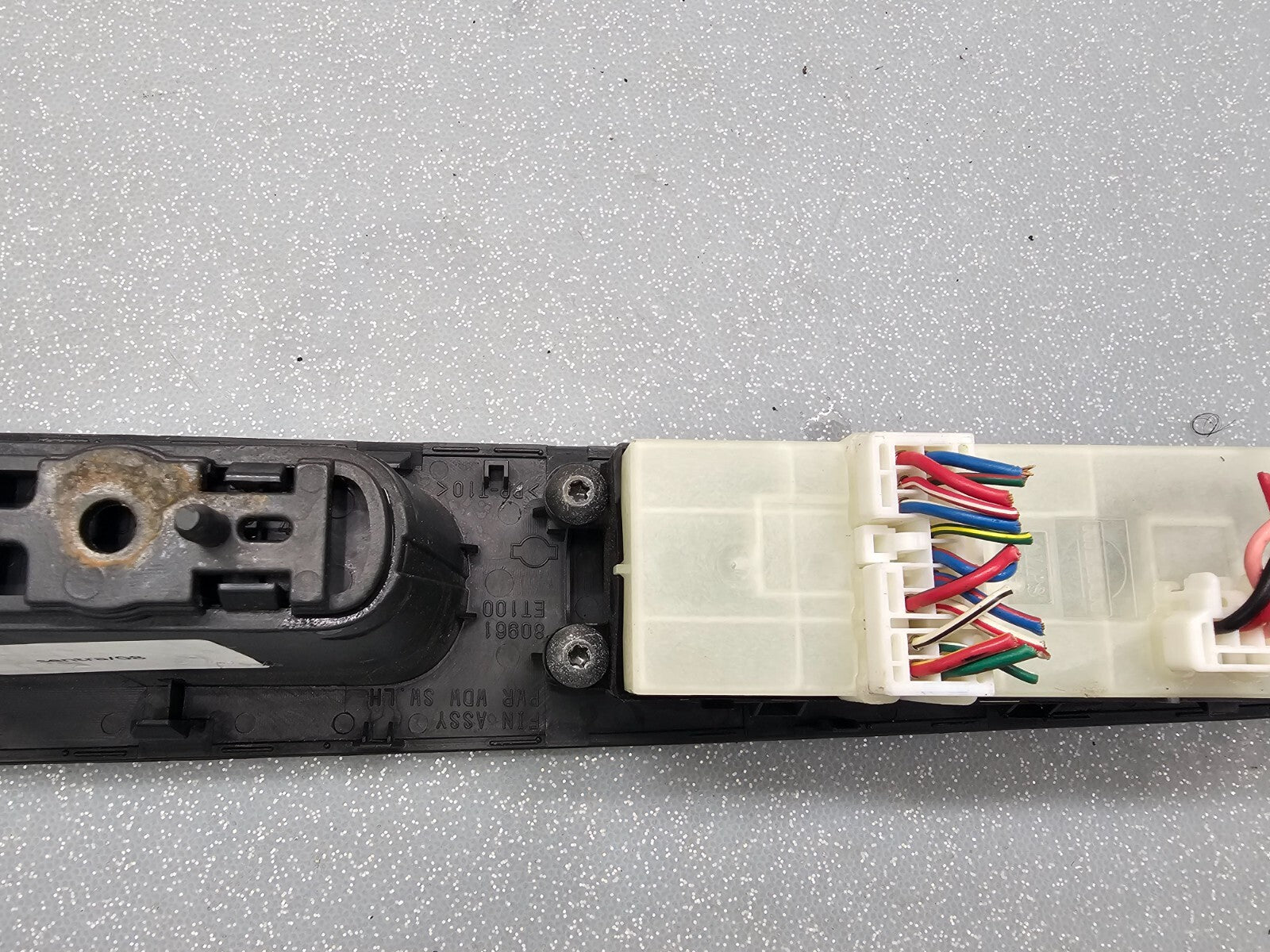 07-10 Nissan Sentra Front Left Driver Master Power Window Switch Assembly Black