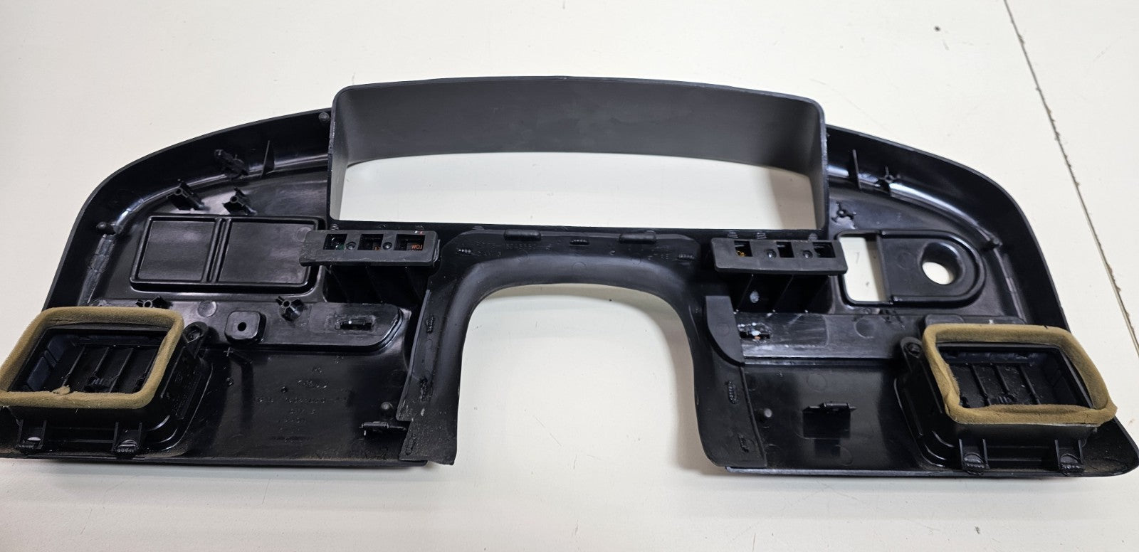 92-96 Ford F150 BRONCO Instrument Cluster Gauge Bezel Dash Trim Panel BLACK C12