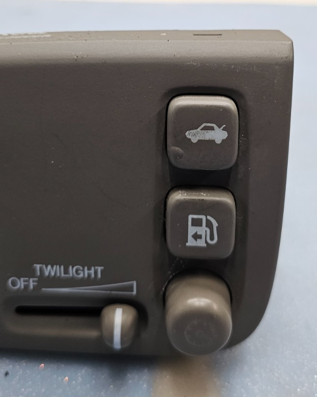 🔥00-05 Cadillac Deville Headlight Dimmer Switch Trunk Gas Door Assembly DK TAN