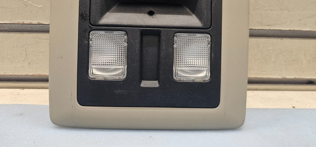 🔥09-12 Dodge Ram 1500 2500 Sunroof Overhead Console Dome Map Light BLACK/TAN