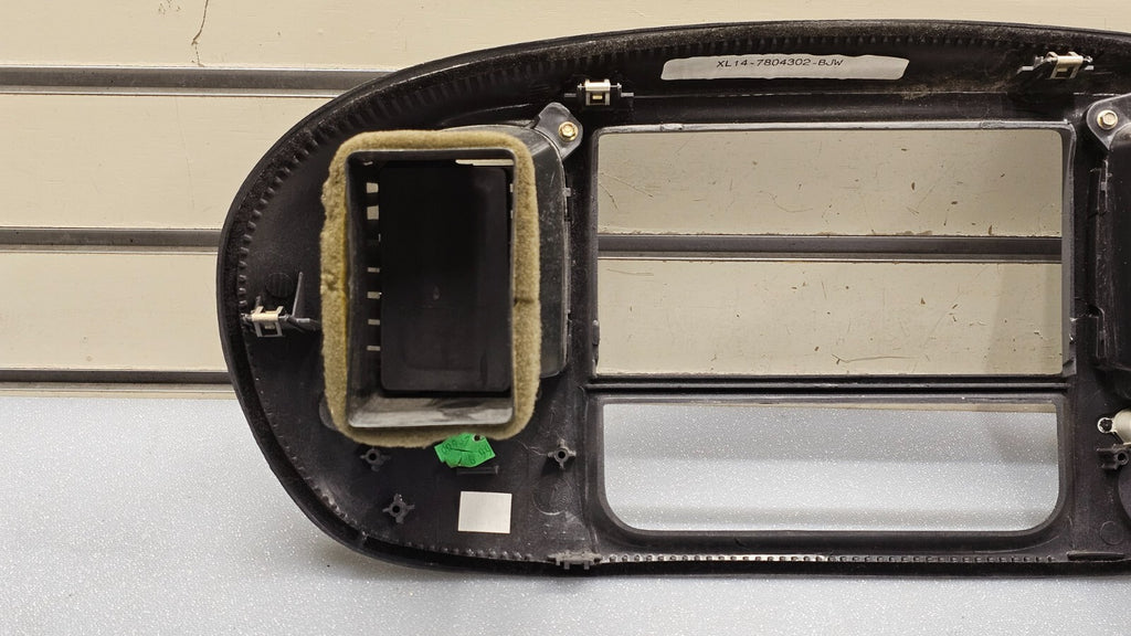 🔥97-03 Ford F150 Center Dash AM FM Radio Climate Trim Stereo BEZEL Panel Gray