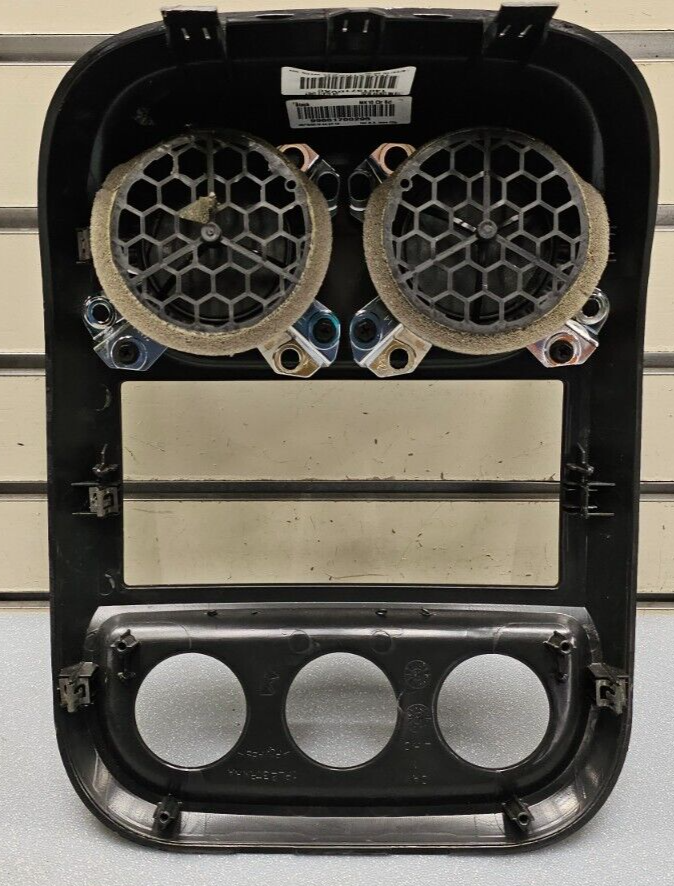 🔥10-16 Jeep Compass Patriot Center Radio Climate Dash Trim Bezel Vents BLACK