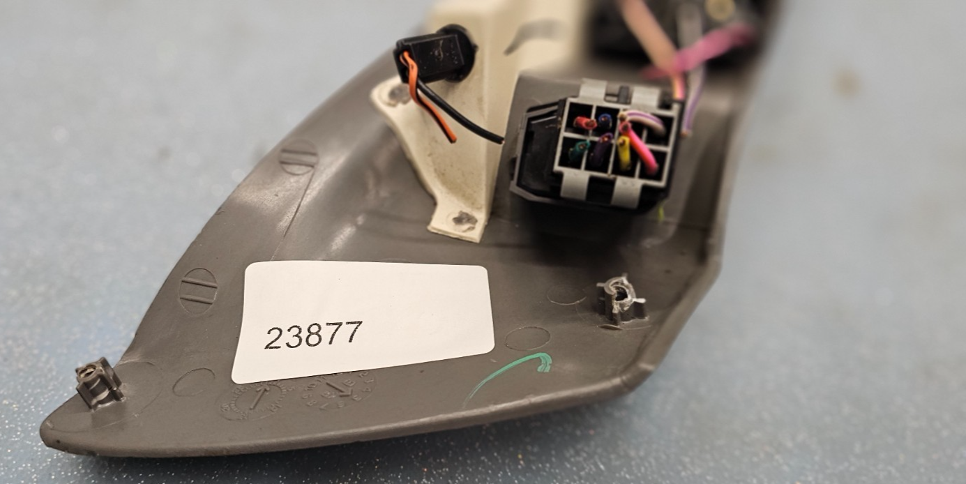 🔥95-97 town car mirror switch with door panel bezel  front Left Side DK GRAY