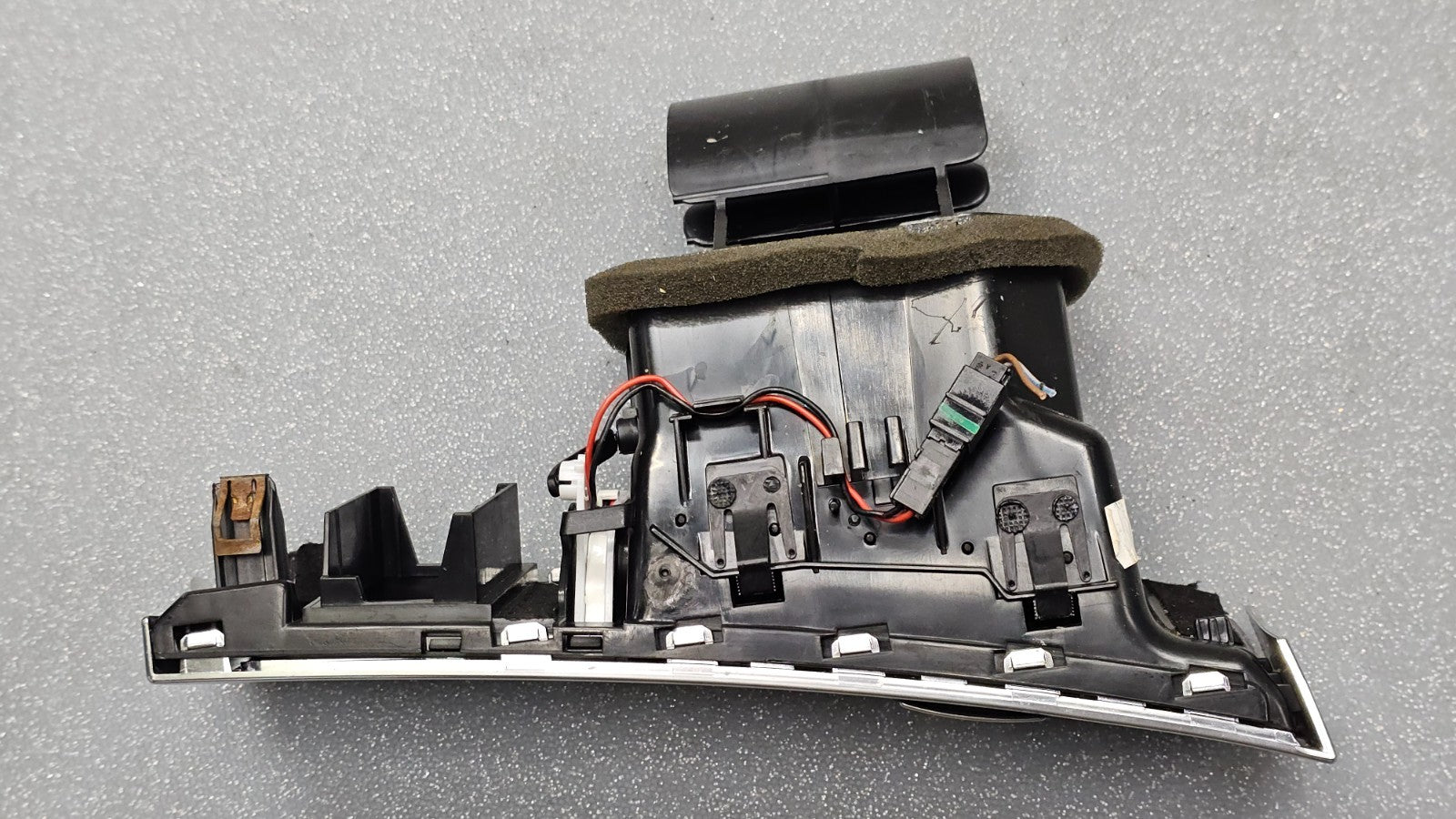 🔥07-11 Audi A6 S6 Dash Left Driver Master AC A/C Heater Air Vent Panel Black