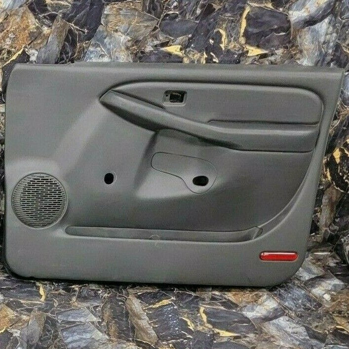 🔥99-06 Silverado SIERRA Door TRIM Panel Front RIGHT Passenger DK GRAY manual D3