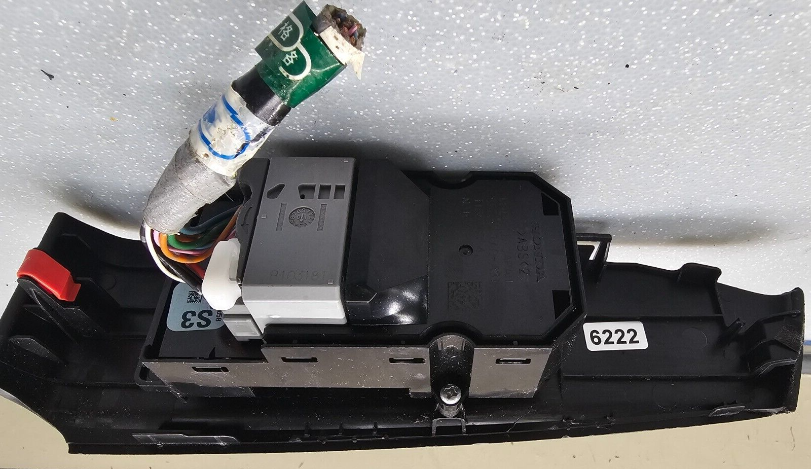 🔥03-07 Accord Coupe Right Passenger Window Power Switch Bezel Assembly Black