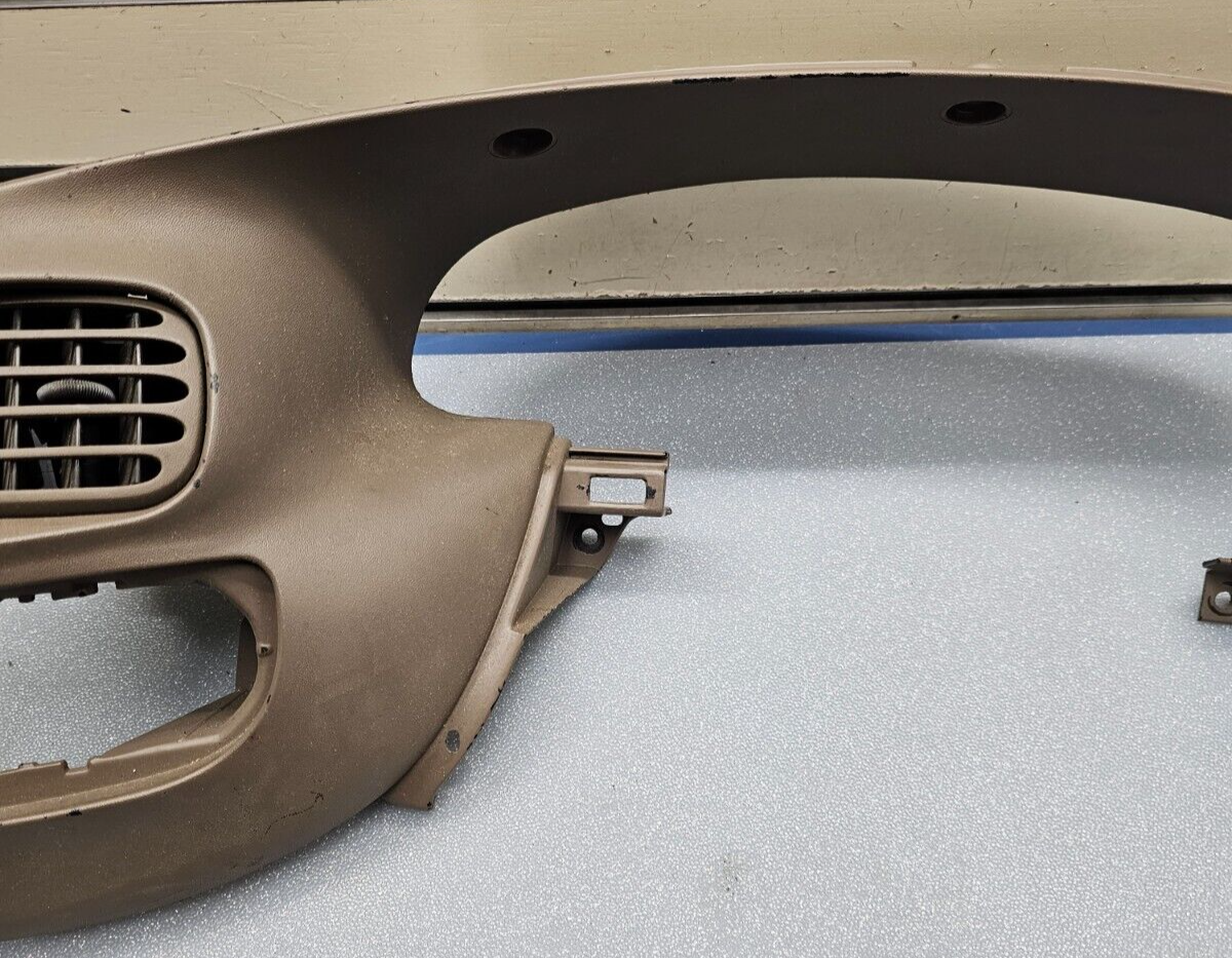 🔥97-03 Ford F150 Dash Speedometer Instrument CLUSTER Bezel Trim Panel TAN C13