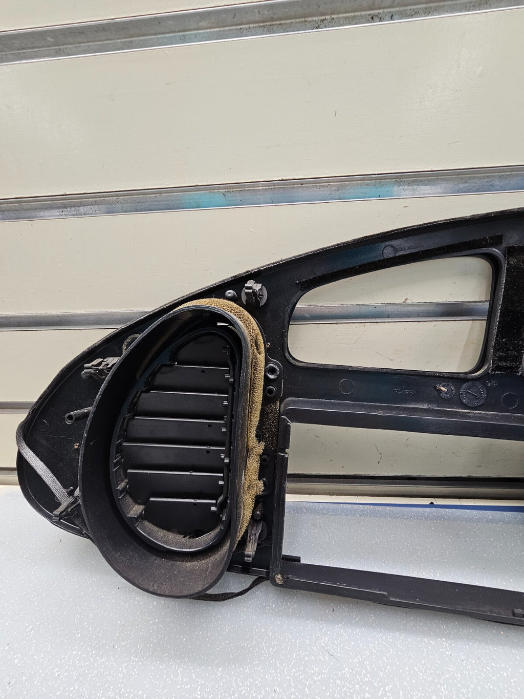 🔥97-03 Ford E-150 Econoline Dash Gauge Cluster Bezel Climate Radio Trim Black