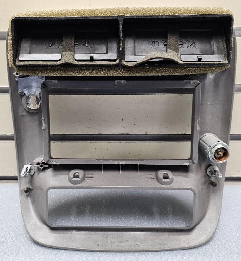 95-10 Ford Ranger EXPLORER Center Dash Radio Trim Surround Bezel Trim SILVER B2