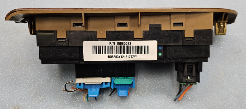 🔥02-09 CHEVY Trailblazer Front Passenger Right Window Door Switch Assembly WOOD
