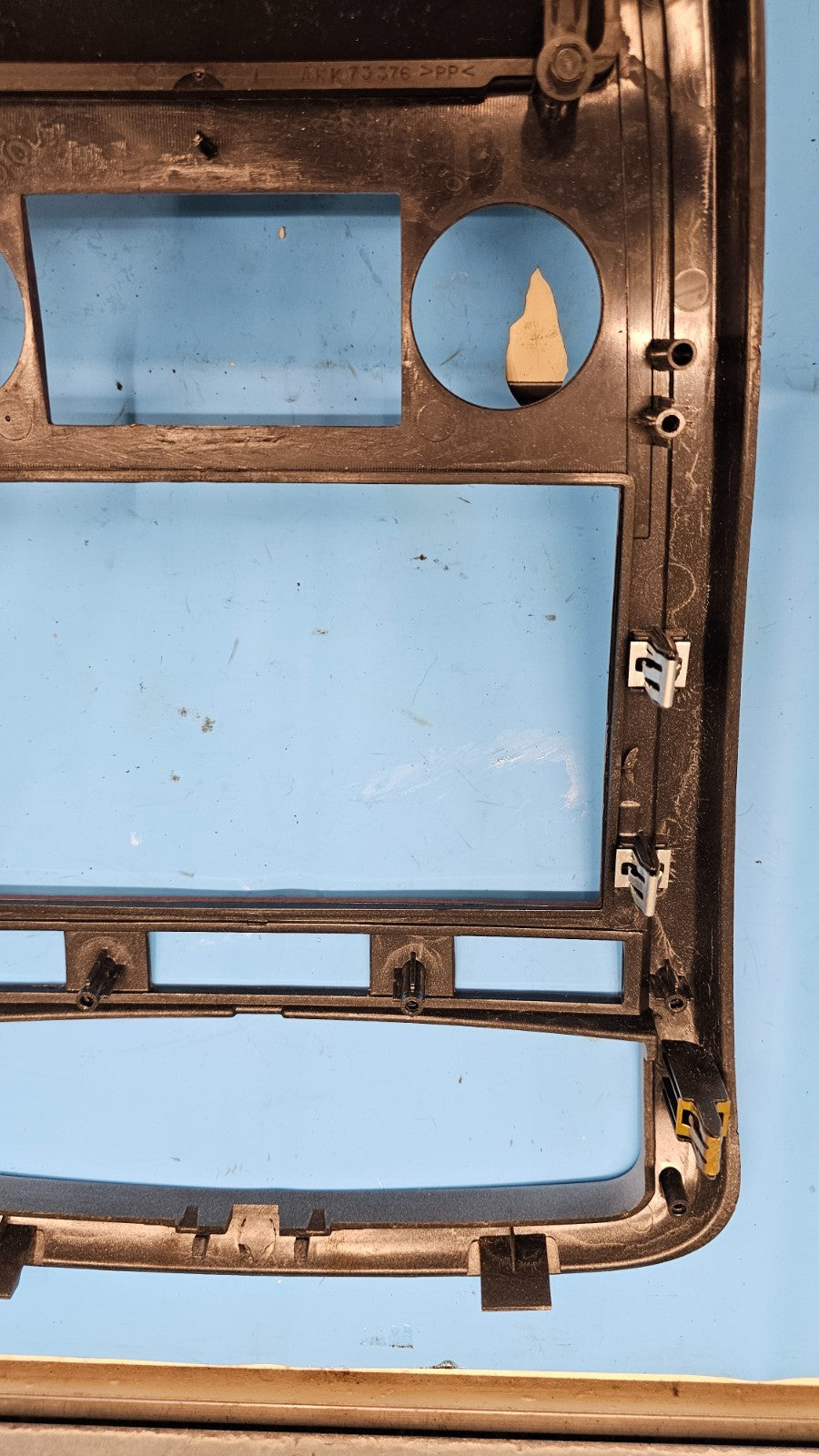 🔥07-09 Equinox Center Dash Radio Climate Surround Bezel Trim SILVER/WOOD B43