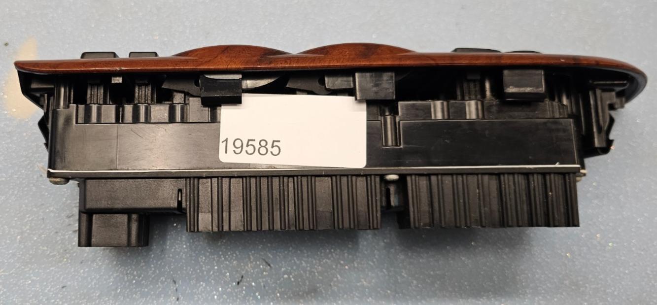 🔥07-14 Tahoe Yukon Suburban Left Driver Door Window Master Switch Wood OEM