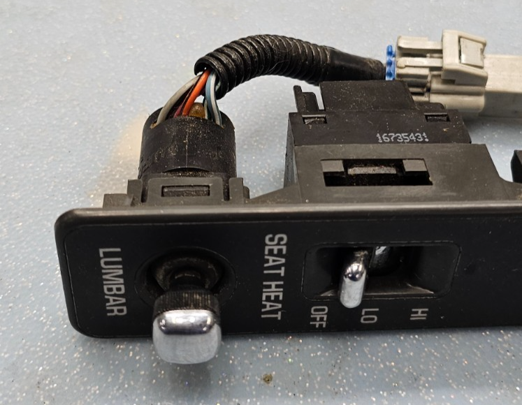 🔥94-99 CADILLAC DEVILLE SEAT RIGHT PASSENGER POWER WINDOW SWITCH BLACK OEM