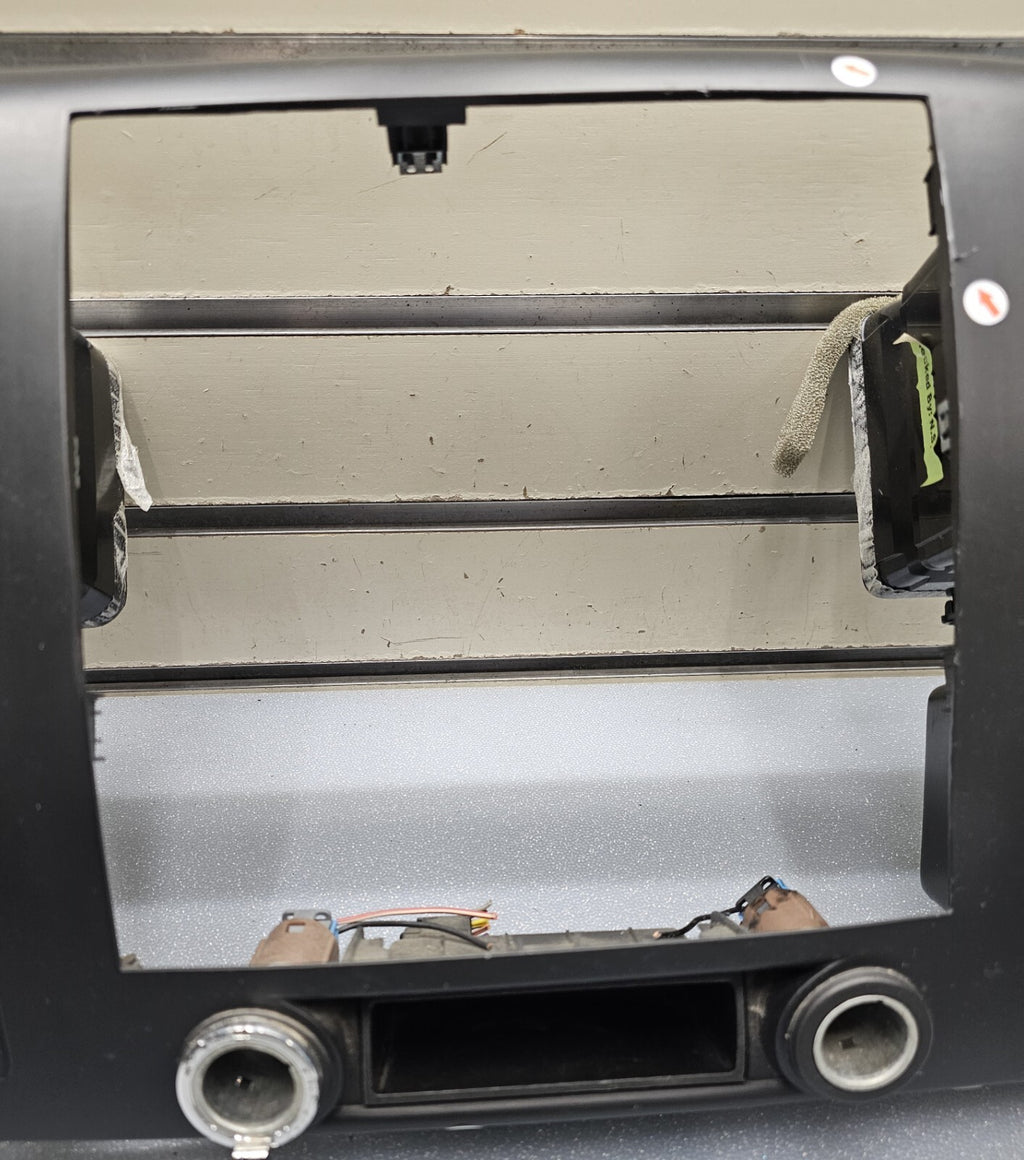 🔥07-14 Silverado SIERRA Center Dash Radio Bezel AC Climate Trim Panel Black B6