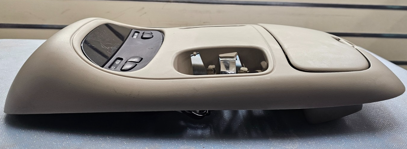 🔥02-05 RAM Overhead Console DOME Light Lamp Roof Storage Compartment TAN 05