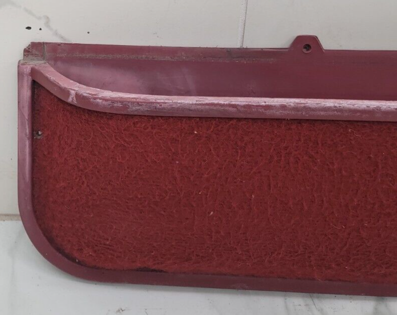 92-96 Ford F150 BRONCO Interior DOOR PANEL Front LEFT LOWER Trim Cloth RED D15
