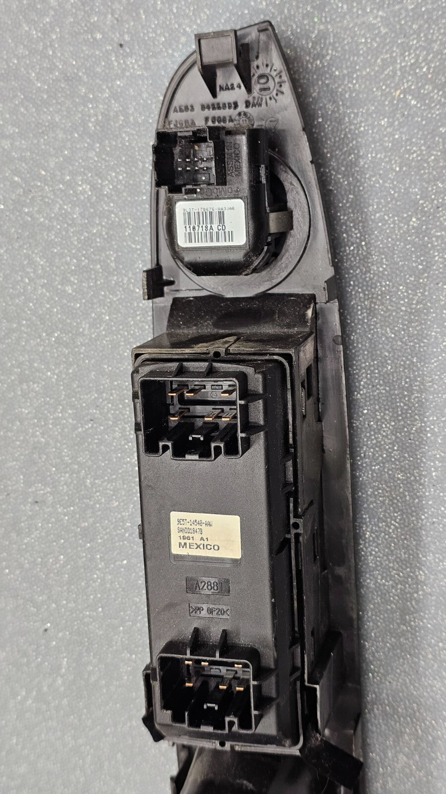 🔥10-12 Fusion Milan MKZ Left Driver Master Power Door Window Switch Lock Black