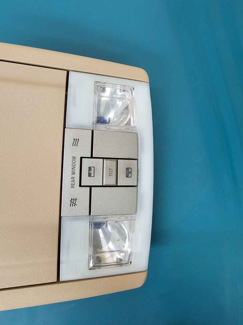 🔥07-14 Expedition Navigator Overhead Console Dome Map Light Sunroof Storage TAN