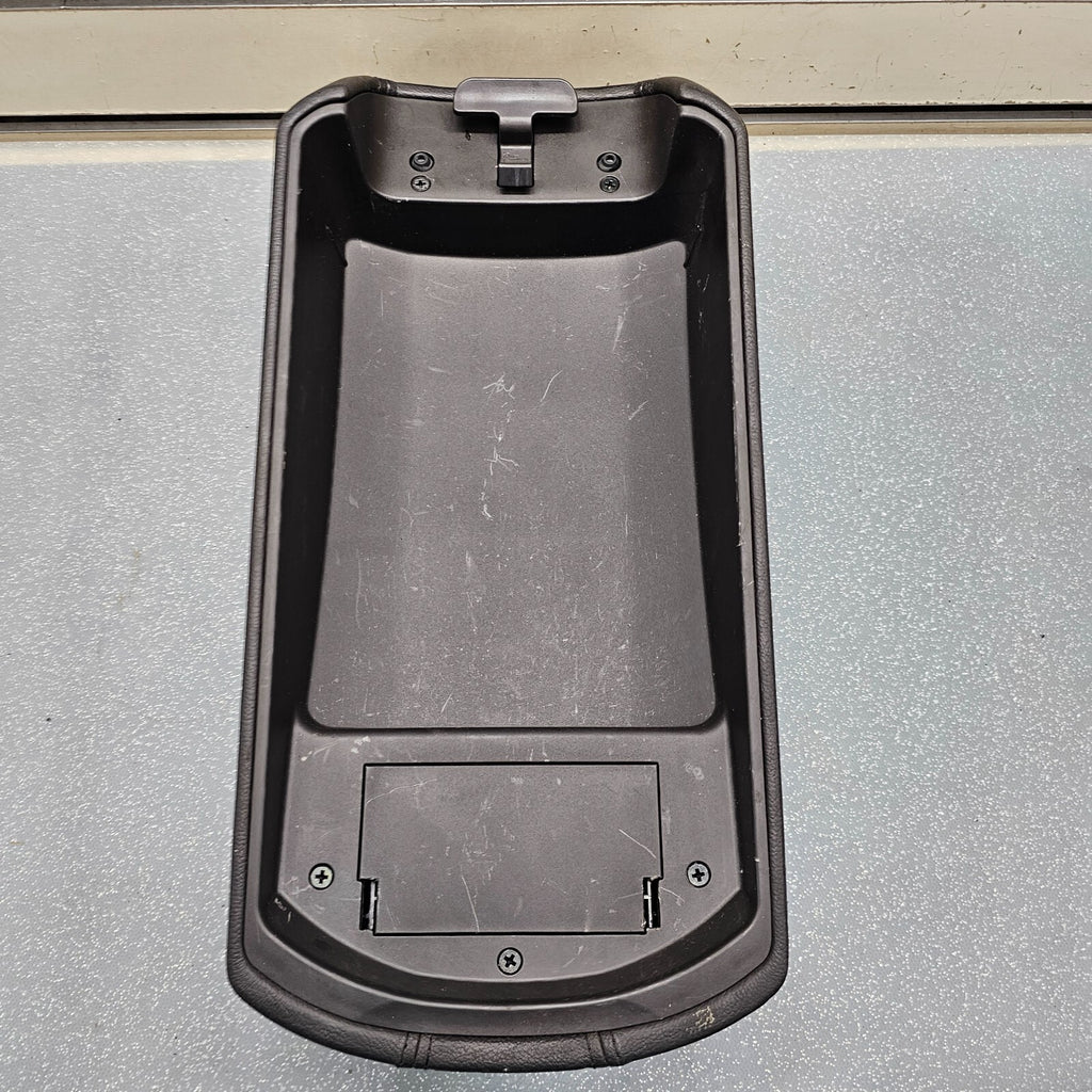 🔥11-14 HYUNDAI SONATA FRONT CENTER CONSOLE ARM REST LID COVER TOP PAD BLACK OEM