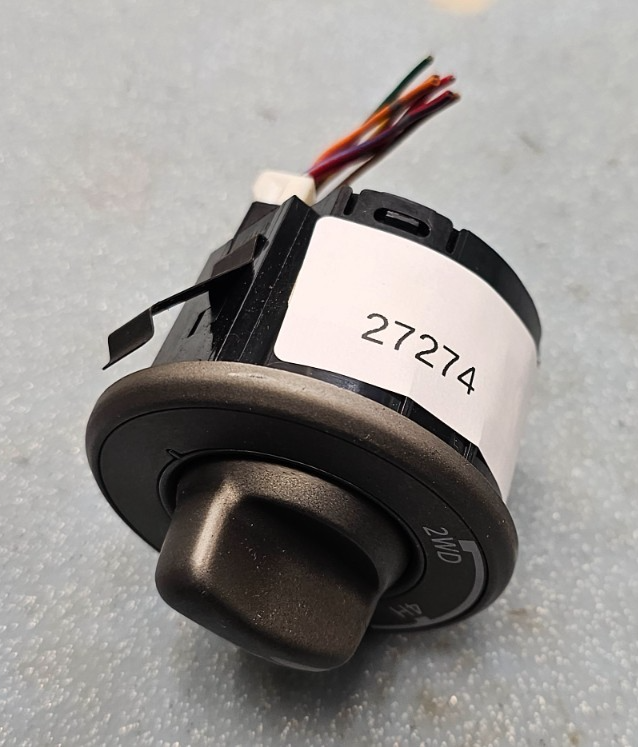 🔥04-07 Titan 4x4 2wd Transfer Case Control Push Pull Switch Assembly Black