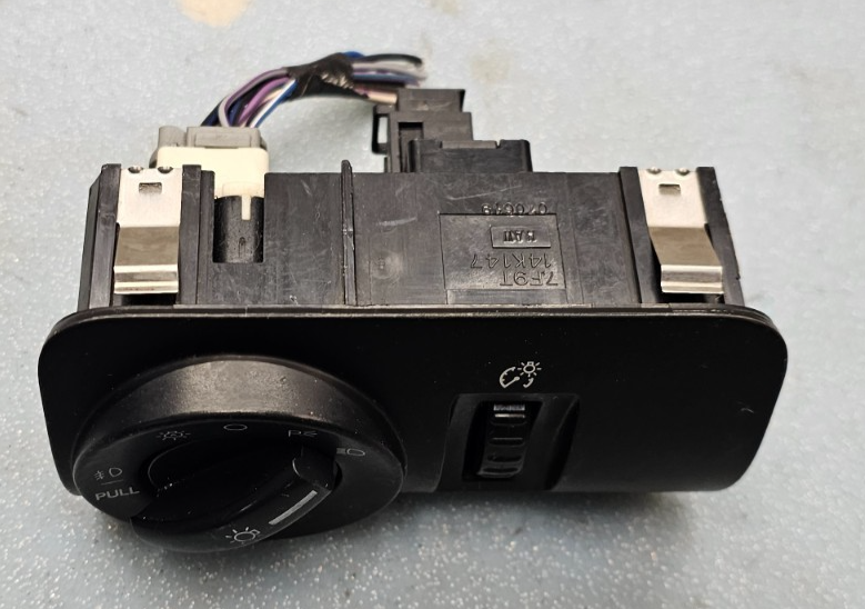 🔥05–09 Ford Mustang Headlight Headlamp Head Fog Light Switch Control Black