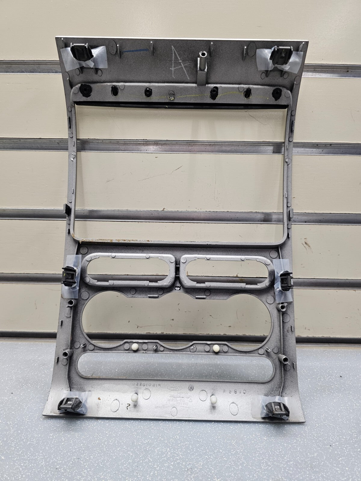 🔥07-10 Ford Edge Front Center Dash Bezel Radio Storage Climate Control SILVER