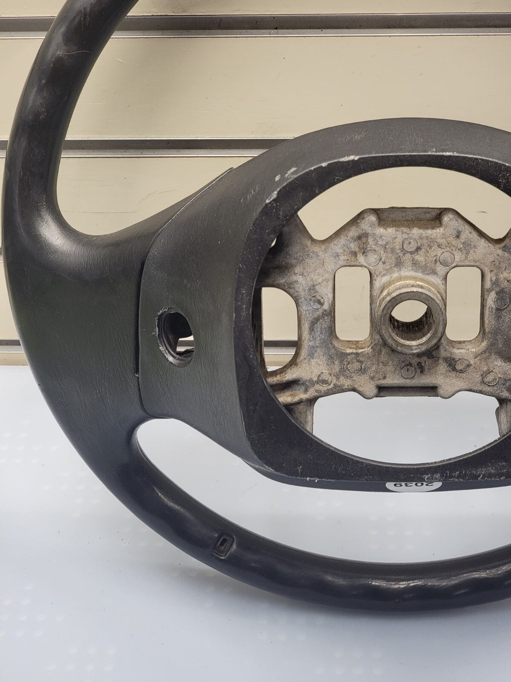 🔥1997-2003 Ford F-150 rubber Steering Wheel Cruise Dash black