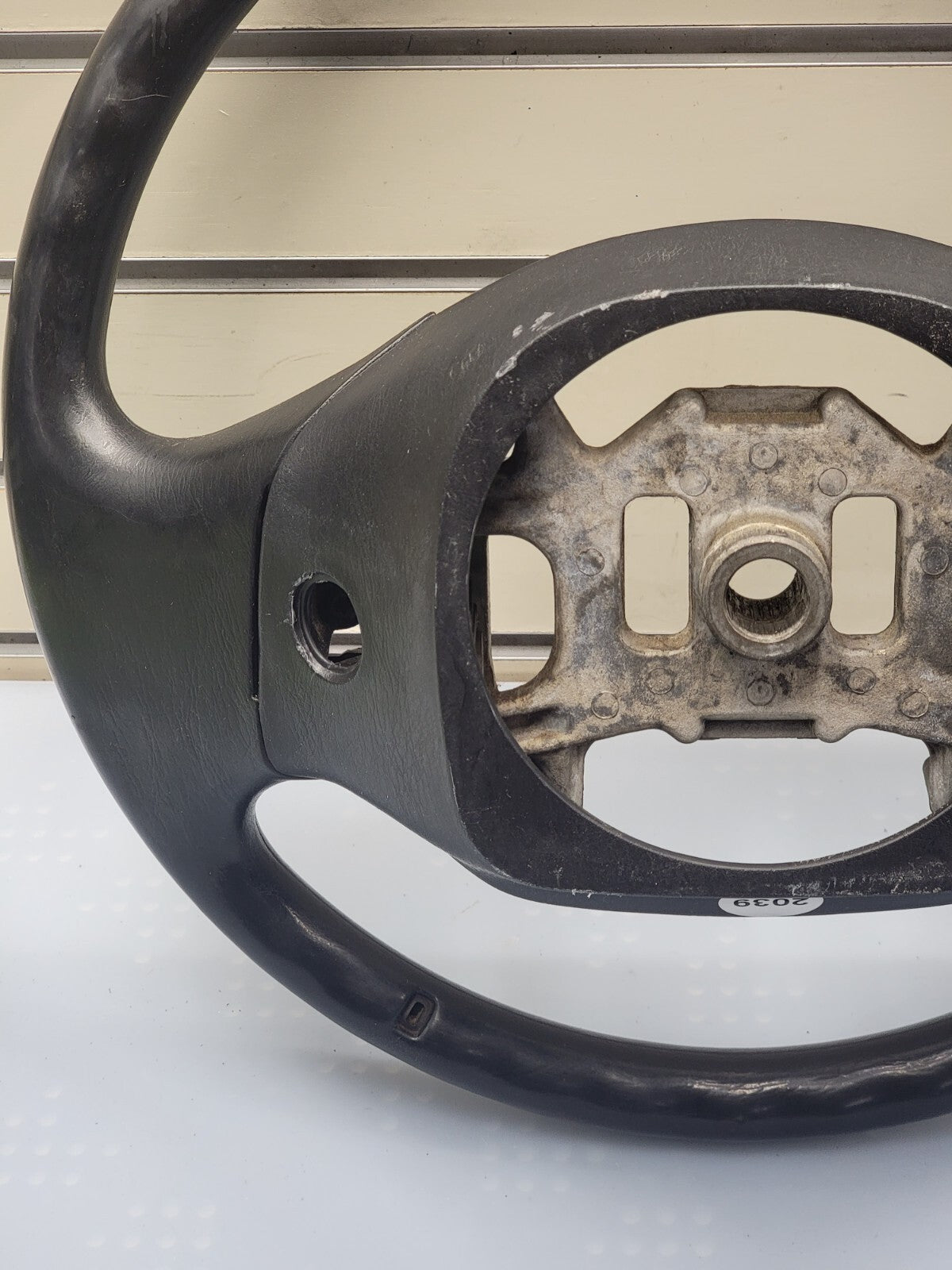 🔥1997-2003 Ford F-150 rubber Steering Wheel Cruise Dash black