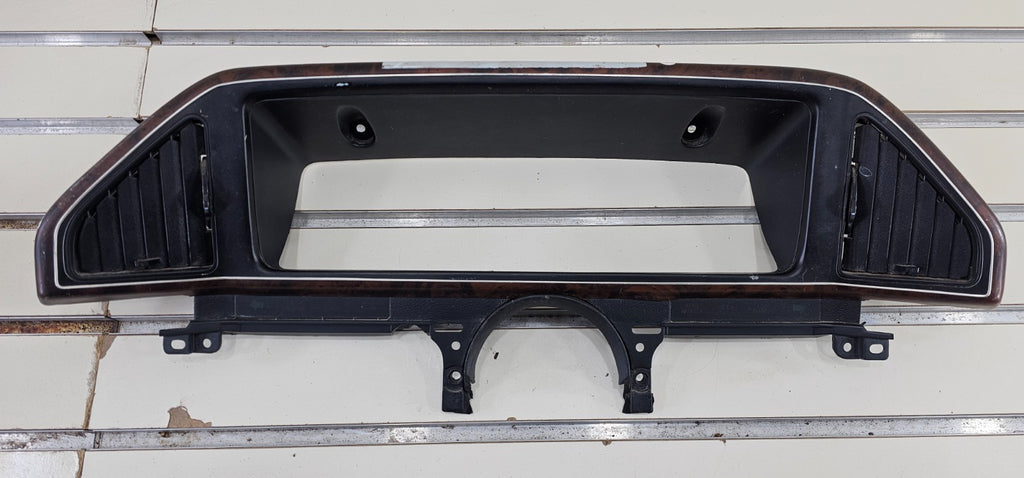 🔥87-91 Ford F150 F250 BRONCO Dash Instrument CLUSTER Bezel Speedometer Wood