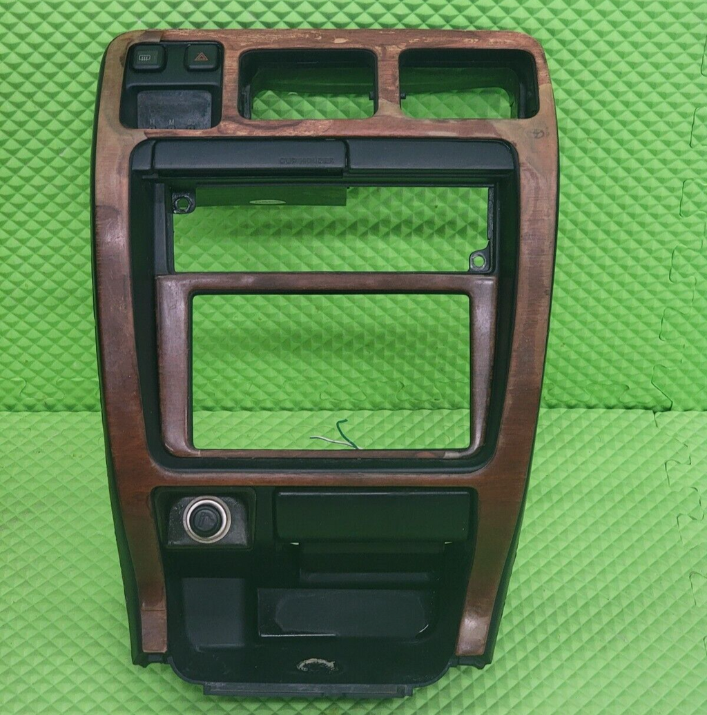 🔥96-99 Toyota 4Runner Center Dash Radio Stereo Display Climate Bezel Wood B56