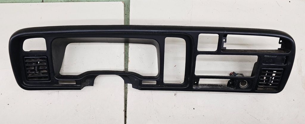 🔥94-97 Dodge Ram Dash Instrument Speedometer Cluster Trim Bezel Panel Black