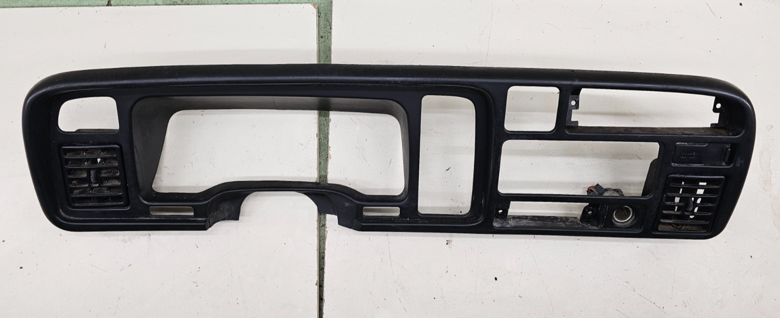 🔥94-97 Dodge Ram Dash Instrument Speedometer Cluster Trim Bezel Panel Black