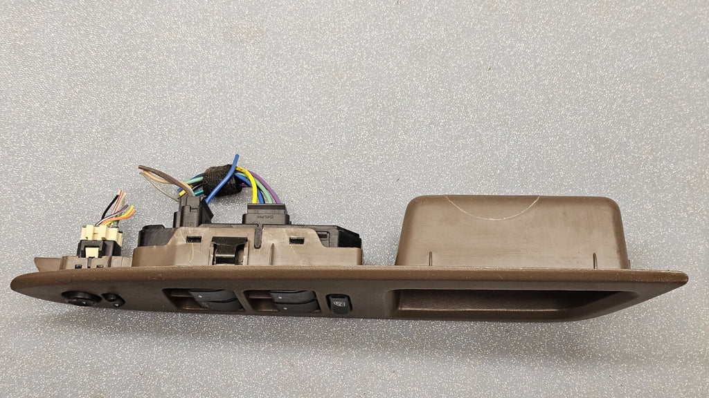 🔥06-08 IMPALA LEFT DRIVER MASTER POWER WINDOW SWITCH BEZEL ASSEMBLY DARK TAN