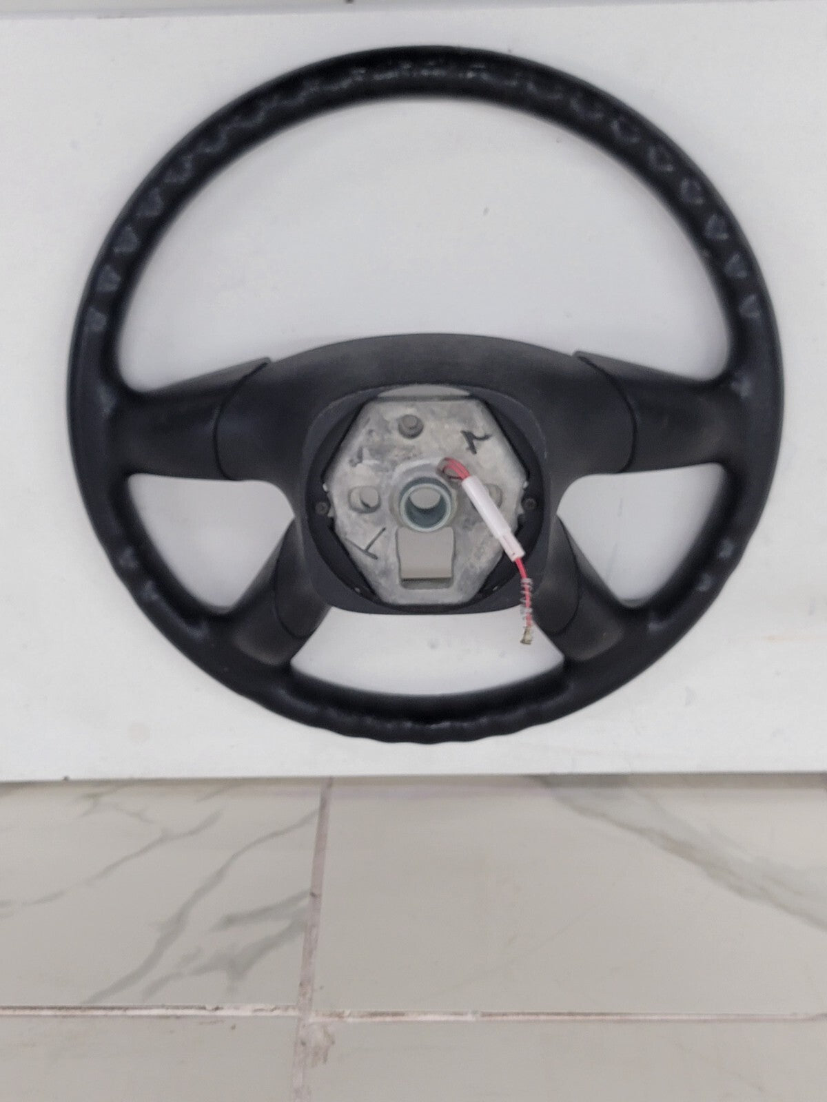 🔥03-06 SILVERADO SIERRA YUKON TAHOE SUBURBAN STEERING WHEEL LEATHER BLACK