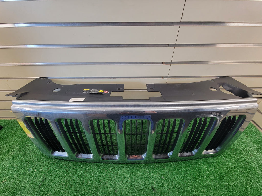 🔥2006-2010 Jeep Commander WK TOP Upper Front Grille Chrome Assembly Silver