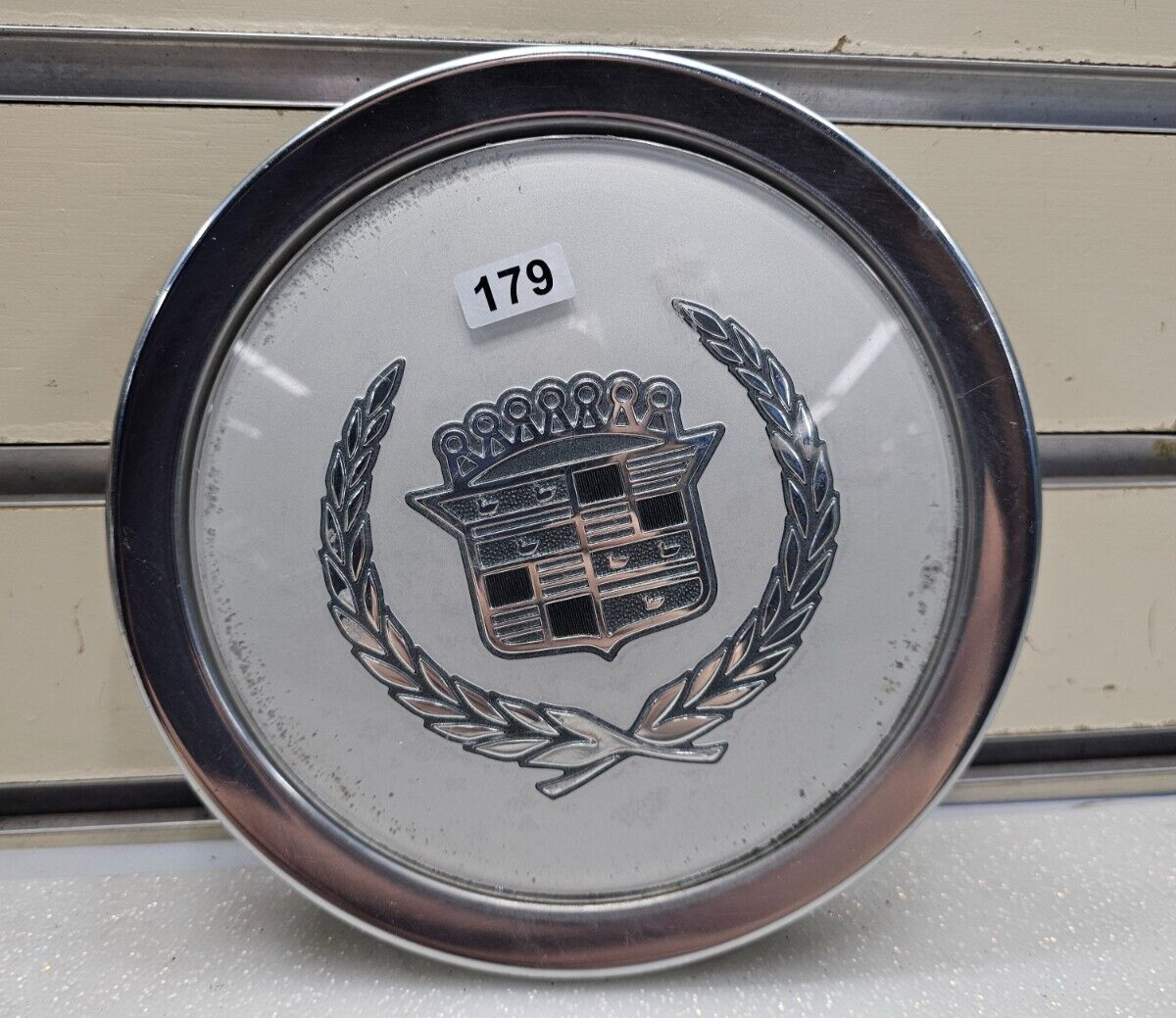 88-91 Cadillac Deville Front Rear LH/RH Wheel Center Cap Hubcap Silver Lower OEM