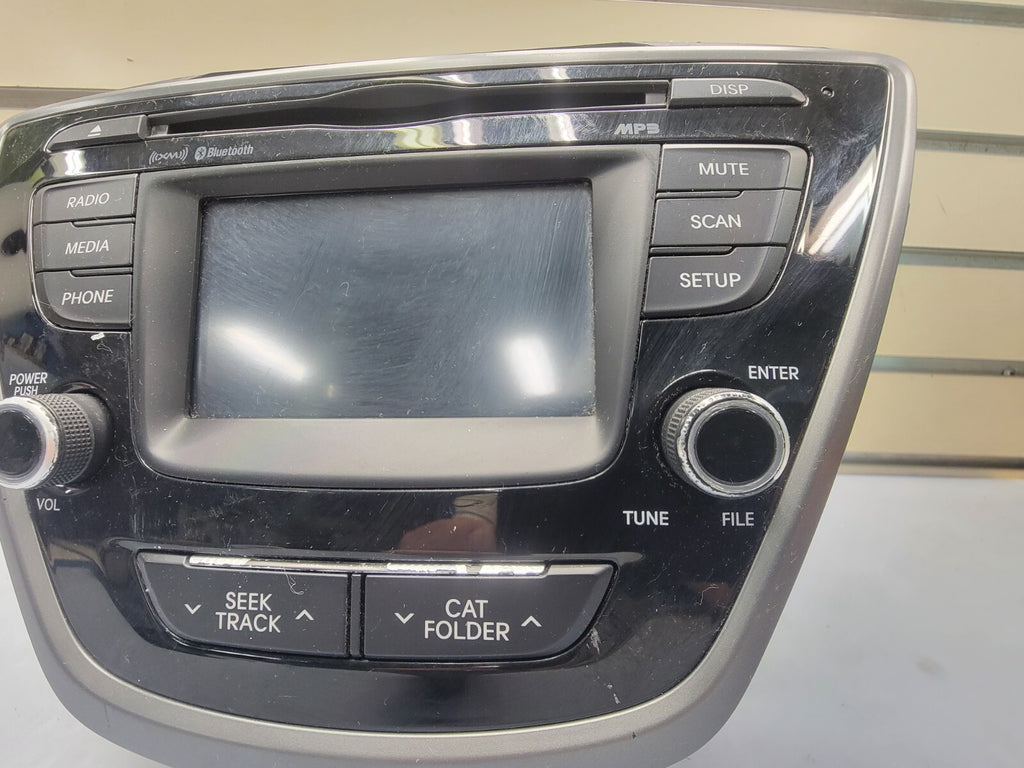 🔥2011-2016 HYUNDAI ELANTRA AM/FM CD PLAYER RADIO RECIEVER OEM BLACK