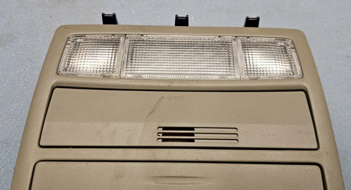 🔥07-11 Toyota Camry Overhead Console Dome Map Light Lamp Storage Assembly TAN