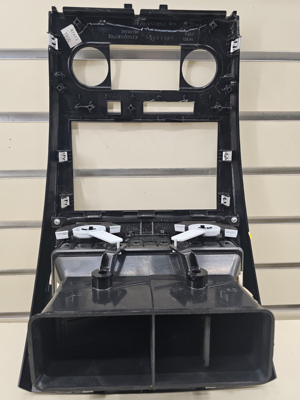 🔥07-12 GMC Acadia Center Dash Radio Bezel Climate Control Trim Panel Silver OEM