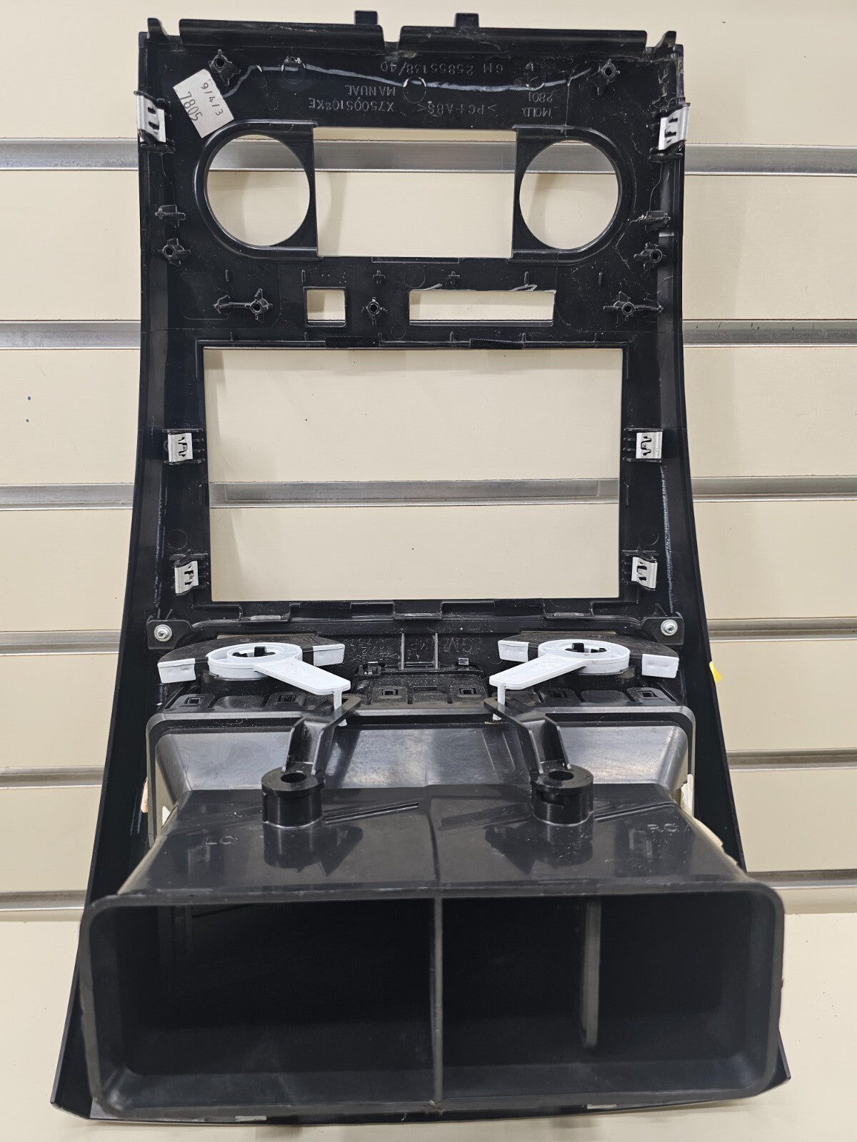 🔥07-12 GMC Acadia Center Dash Radio Bezel Climate Control Trim Panel Silver OEM