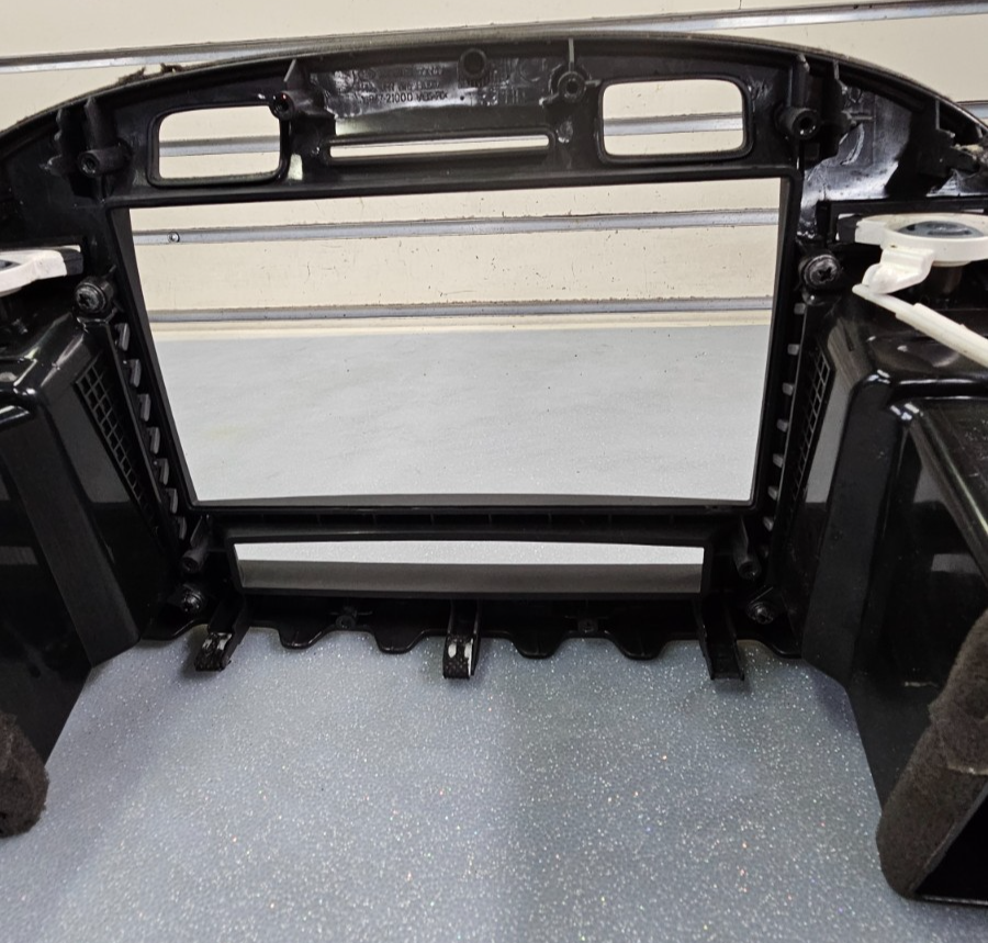 🔥06-11 Kia Rio Center Dash Trim Radio Bezel  Climate With Air Vents Black OEM