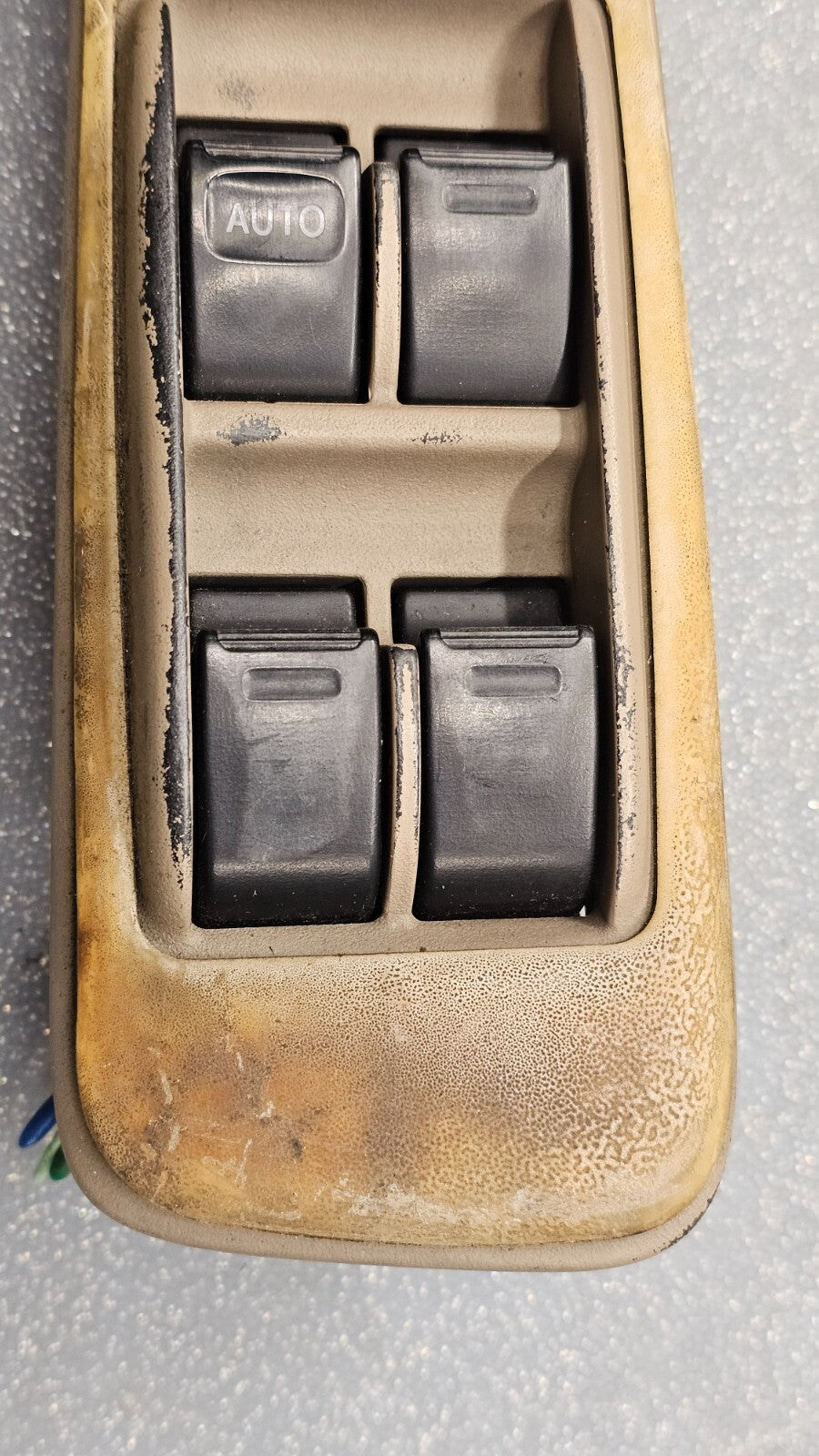🔥97-01 Camry Corolla Left Driver Power Master Door Window Switch Assembly Wood
